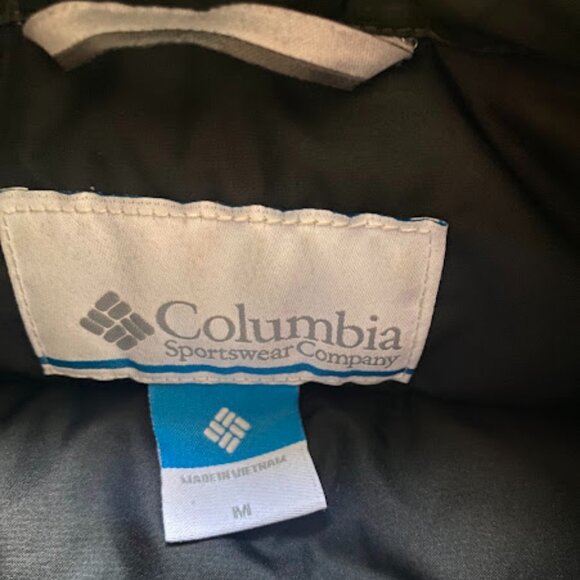 Columbia Two Tone Mens Puffer Zip Jacket - Picture 3 of 6
